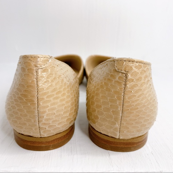 🛍SOLD 🛍 Marc Fisher snake skin nude flats - Picture 7 of 11